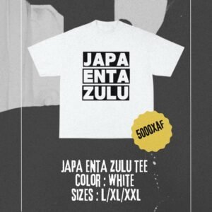 JAPA ENTA ZULU WHITE TEE PART 1