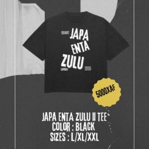 JAPA ENTA ZULU II BLACK TEE