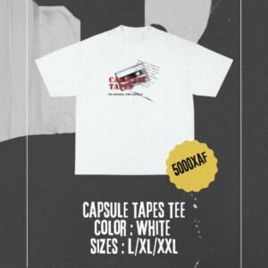 CAPSULE TAPES WHITE TEE