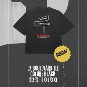 JZ BOULEVARD BLACK TEE